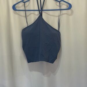 Lulu lemon Light blue woman’s razor back active wear gym workout